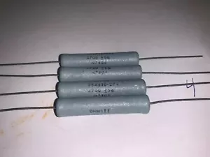 (4) NEW Ohmite 2700 Ohm 10 Watt Wirewound Power Resistors 5% Tolerance - Picture 1 of 12