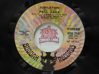 Paul Anka – Jubilation / Everything's Been Changed, 45 RPM G+ (16A) - Image 1 of 2