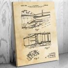 Jet Air Intake Patent Canvas Print Jet Blueprint Engineer Gift Air Force Pilot