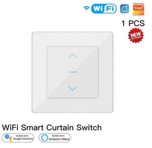 Nuevo interruptor de cortina wifi smart diseño táctil para persianas, cortinas motorizadas - Imagen 1 de 3