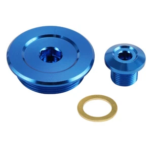 Blue Engine Timing Cap Bolt Plug For Suzuki DR-Z 400 R S SM 2000-2022 - Picture 1 of 6