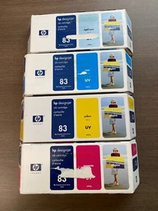 HP 83 Inktcartridges New light Cyaan, Cyan, Magenta, Yellow - Afbeelding 1 van 2