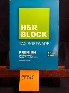 2015 H & R Block Premium Self Employed Rental Tax Software 2015 PC CD ROM! NEW! - Picture 1 of 3