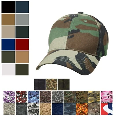 Rothco Supreme Cap Adjustable Military Ball Hat Uniform Army Tactical Camouflage - Image 1 of 4