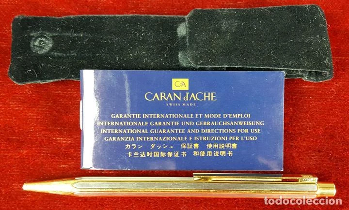 BALLPOINT CARAN D'ACHE. MODELO MADISON. METAL PLATA. CIRCA 1970. Foto 1 de 1