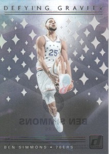 2019-20 Clearly Donruss Basketball Defying Gravity #9 Ben Simmons
