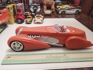 2000 Mattel Orange/White 100% Hot Wheels Speedster 1:18 Scale - Picture 1 of 9