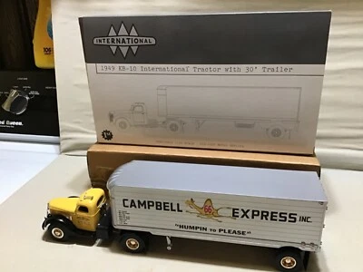 CAMPBELL 66 EXPRESS HUMPIN TO PLEASE 1949 KB-10 30' BOX TRLR FIRST GEAR 19-2815 - Image 1 of 4