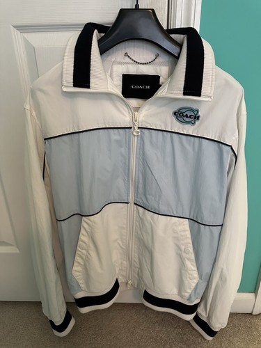 Giacca a vento Coach Mashup Color Block taglia 48 ottime condizioni