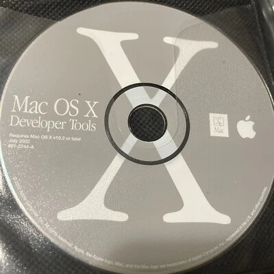 Mac OS X Developer Tools CD Disk - Version 10.2  July 2002 691-3744-A - Image 1 of 2