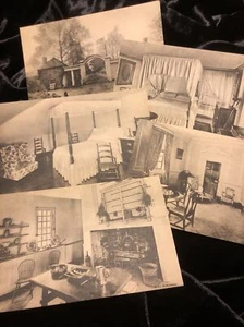 Vintage 5 Mt Vernon Postcards RPPC George Washington 50’s - Picture 1 of 6