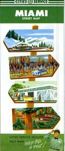 Hoja de ruta de servicio de ciudades 1955: Miami nuevo de lote antiguo - Imagen 1 de 1