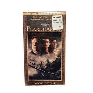 Pearl Harbor VHS Tape Sealed Watermarks 2001 2-Tape Set 60th Anniversary - Foto 1 di 6