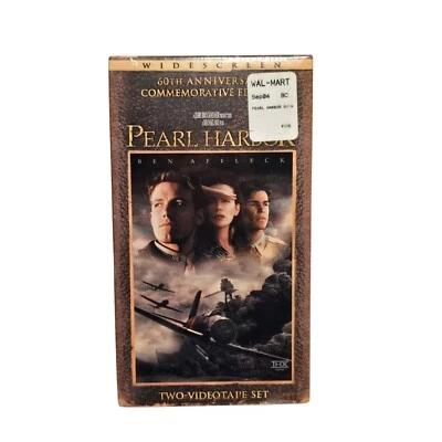 Pearl Harbor VHS Tape Sealed Watermarks 2001 2-Tape Set 60th Anniversary - Image 1 of 4