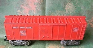 Marx 8-Panel PS-1 Boxcar ~ BALTIMORE & OHIO ~ 8-Wheels Rd# 467110 - O 27 - Picture 1 of 5