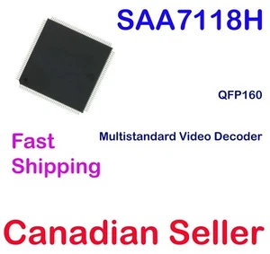 SAA7118H Multistandard Video Decoder With In PAL NTSC SECAM 160-QFP NXP Philips - Foto 1 di 1