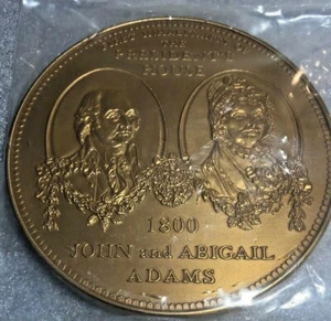 United States John and Abigail Adams Bronze Medal 3”  - Picture 1 of 7