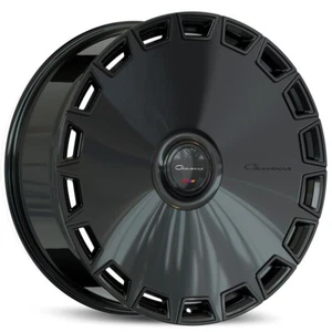 24" inch Giovanna Dicotto Black Wheels BMW X7 Rolls Royce Ghost Cullinan GLE63 - Picture 1 of 1