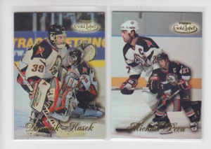 98/99 Topps Gold Label Buffalo Sabres (2 Cards) Dominik Hasek Michael Peca - Picture 1 of 2