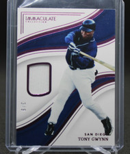 2023 Panini Immaculate TONY GWYNN Game Used SSP # 3/9 HOF