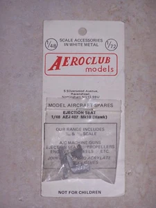 AEROCLUB 1/48ème EJECTION SEAT AEJ 407 Mk10 (Hawk) - Imagen 1 de 1