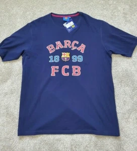 T-shirt calcio nuova con etichette FC Barcelona taglia XL attrezzatura ufficiale - Foto 1 di 8