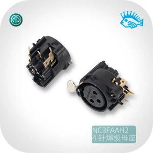 Swiss Neutrik gold-plated XLR balanced input PCB welding plate female NC3FAAH2 - Picture 1 of 4