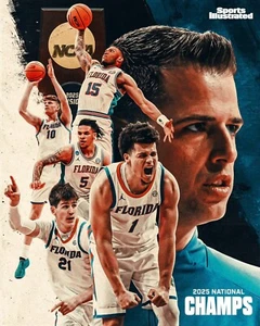 Florida Gators 2025 National Champions Collage 8x10 NCAA Basketball Photo - Picture 1 of 1