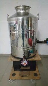 100 L Edelstahl Fass 18/10 Lebensmittel Echt - Bild 1 von 4