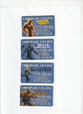 set of 4 FANTASTIC FOUR ID Cards / Drivers Licenses Human Torch the THING etc