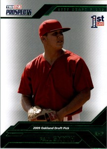 2009 TRISTAR Prospects Plus Green #69 Paul Smyth/25 - NM-MT