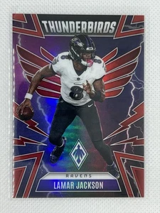 Panini Phoenix 2025 - Lamar Jackson #4 Red Thunderbirds/249 Baltimore Ravens SP - Imagen 1 de 2