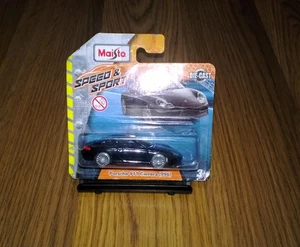 Maisto PORSCHE 911 CARRERA 996 1/64 Diecast SPEED & SPORT SOLID BLACK - Picture 1 of 2