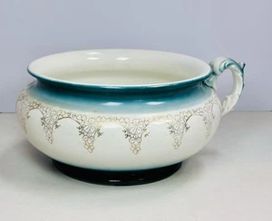Vtg J. T&K Co. Semi Vitreous Porcelain ham We Pot 10” 1 Handle - Picture 1 of 4