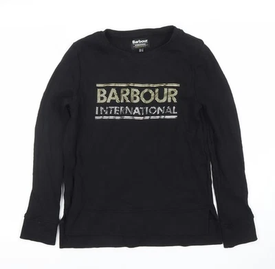 Sudadera Pullover Barbour International Mujer Negra Talla 8 Foto 1 de 4