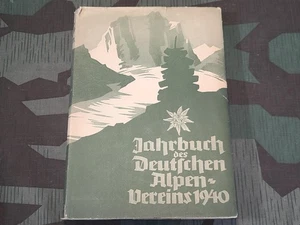 Anuario de montañismo 1940 Vereins Alemanes de los Alpes de la Segunda Guerra Mundial Gebirgsjager - Imagen 1 de 12