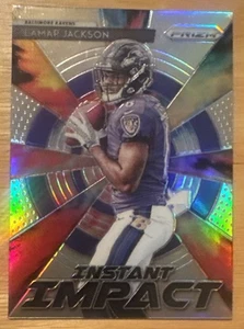 Lamar Jackson 2018 Prizm Instant Impact Silver Prizm Rookie Card #ii-12 (6975) - Picture 1 of 2
