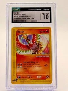 Pokémon Center Black Star Promo 2002 Nueva York #52 Ho-Oh CGC 10 gemas como nuevo - Imagen 1 de 2