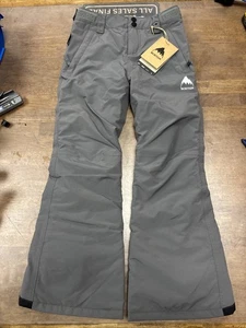 Burton Unisex Small Snow Pants Youth Room To Grow Grey (B-1) - Picture 1 of 16