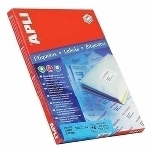 Etiquettes pour Imprimante Apli 100 Volets 64 x 33,9 mm Blanc - Photo 1/1
