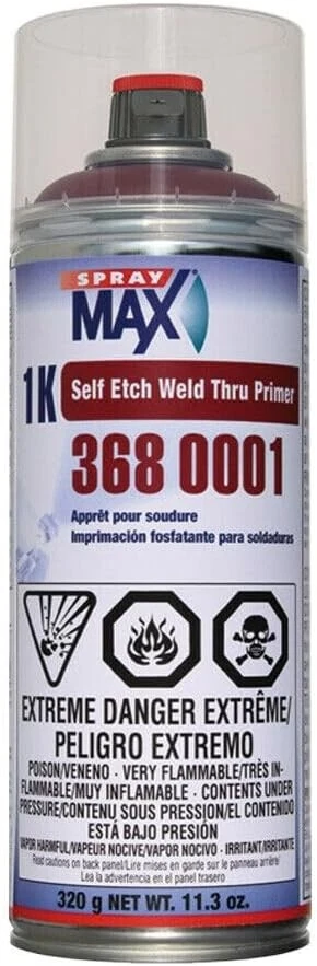 SprayMax 3680001 1K Brown Red Self Etch Weld-Thru Primer 11.3 oz Aerosol Spray Foto 1 de 1