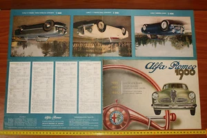 PROSPEKT FOLLETO "ALFA ROMEO 1900 -1900 C -1900 L" 4 LANGUAGES BOOKLET 50 YEARS - Imagen 1 de 5