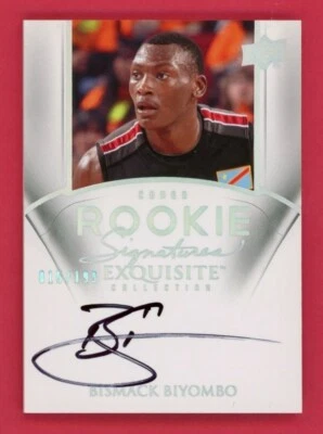 Bismack Biyombo RC Automático/199 2011-12 Cubierta Superior Exquisita Colección #71 Novato Foto 1 de 2