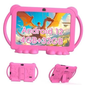 2024 Kids Tablet, 7 inch Android 12 Tablet for Kids, 4GB+32GB ROM+1TB Expand - Picture 1 of 8