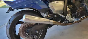 Megaphone Muffler for Hindle Race Full 4-2-1 Exhaust System Yamaha VMAX VMX17 - Picture 1 of 3