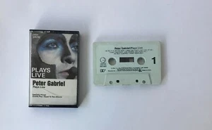 Peter Gabriel Plays Live cassette -Geffen Records Vintage 1983 double play - Picture 1 of 2
