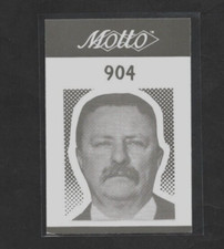 1987 Motto Celebrities #904 President THEODORE TEDDY ROOSEVELT Card