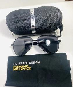 HDCRAFTER HD SPACE Polarized Sunglasses / zipped case cleaning cloth NEW - Picture 1 of 5