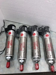 Precision Dynamics Valve No D3021-s1 On Bimba Stainless Steel Cylinder - Picture 1 of 7