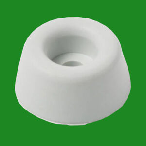 100x 19mm Diameter White Seat Buffers Bumpers Pads Rubber Toilet Bathroom Round